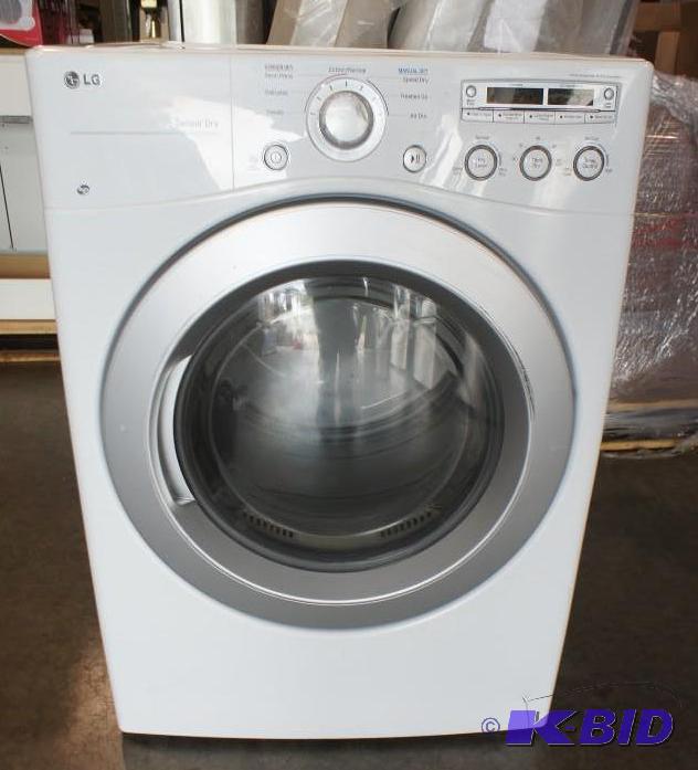 lot 9 image: LG Dryer Model #(DLE3050W) front-loading elec...
