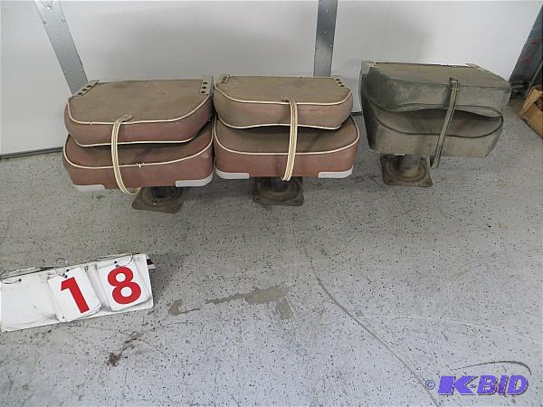 Lot of 3 Swivel Boat Seats...