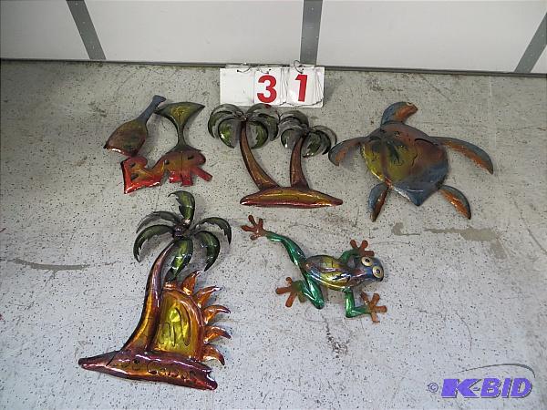 Lot of Mexican themed Metal Wall Art.&nbsp...