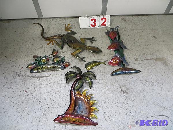 Lot of Mexican themed Metal Wall Art....
