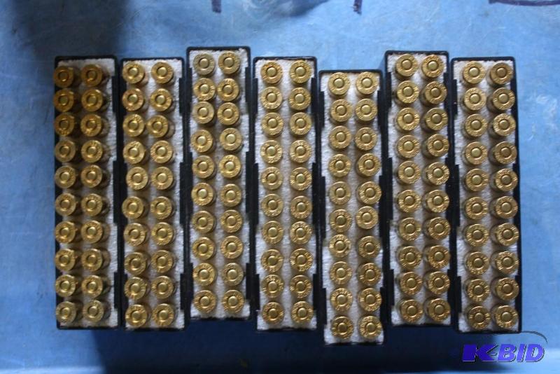 lot 110 image: Box lot of (6) Remington 22-250 Remington amm...