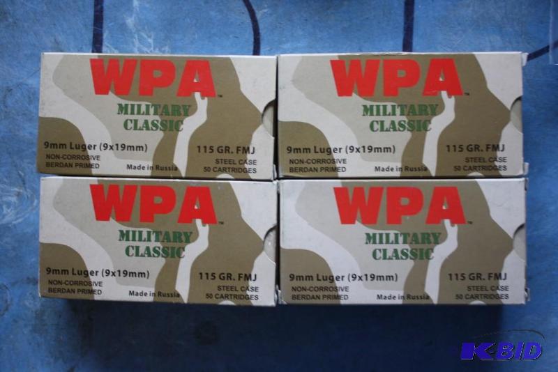 lot 113 image: Box lot of (10) WPA Military Classic 9mm Luge...