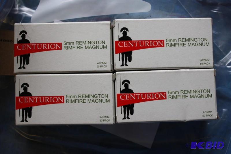 lot 116 image: Box lot of (4) Centurion 5mm Rimfire Magnum a...