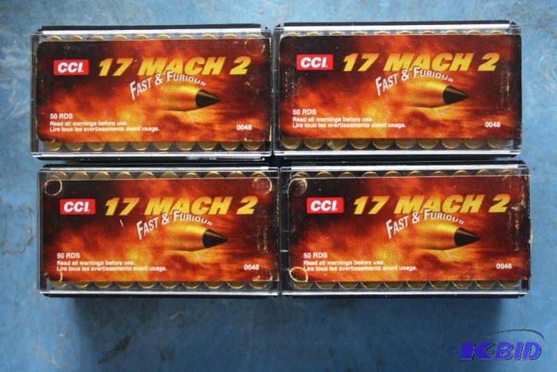 lot 126 image: Box lot of (4) CCI 17 Mach 2 Fast & Furio...