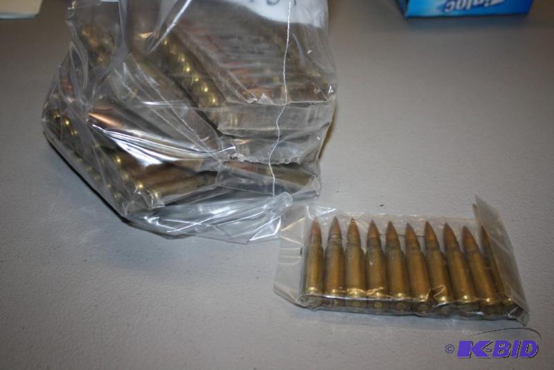 lot 137 image: Bag lot of (3) Miscellaneous 7.62 x 51 mm amm...