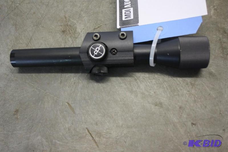 lot 162 image: Lot of (1) Bushnell 1.3 x 15 scope. Black fin...