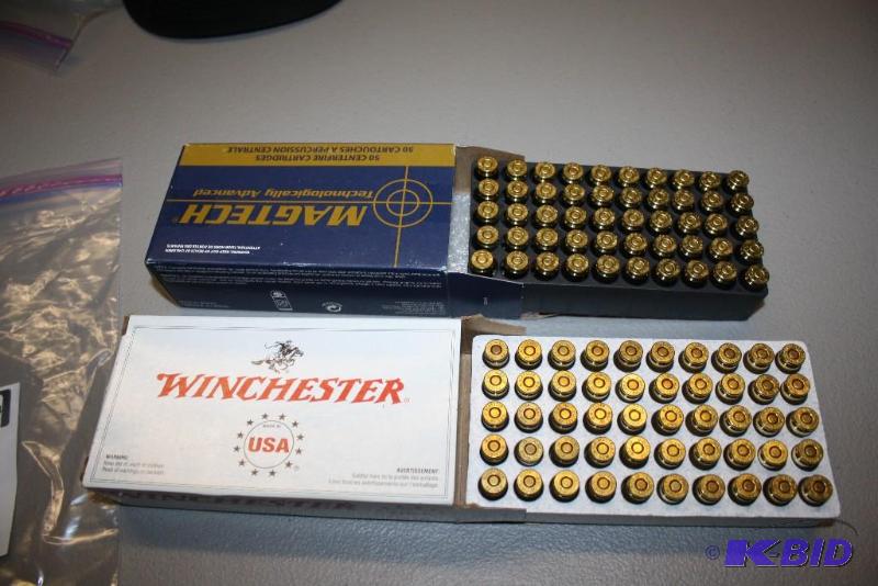 lot 214 image: Lot of (2) packages Winchester 40 Cal S&...