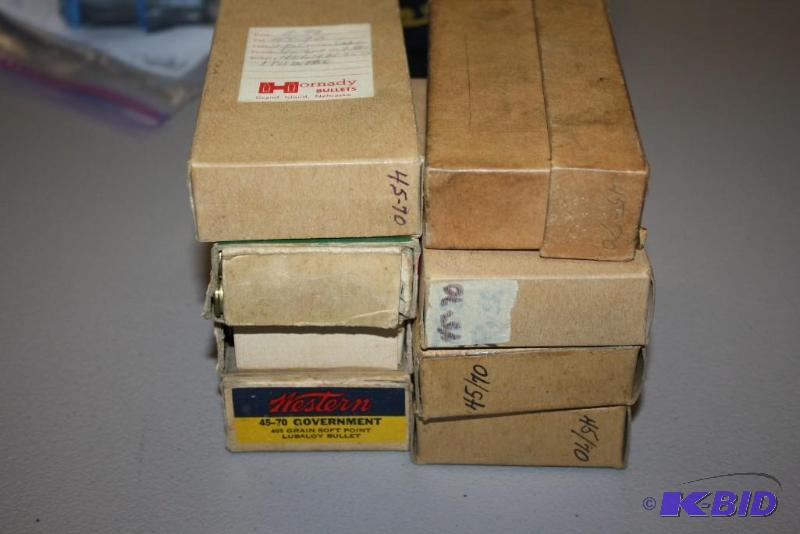 lot 215 image: Miscellaneous 45-70 ammo app. 160 ct....