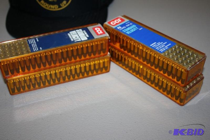 lot 236 image: CCI Standard Velocity 22 LR ammo app. 200 ct...