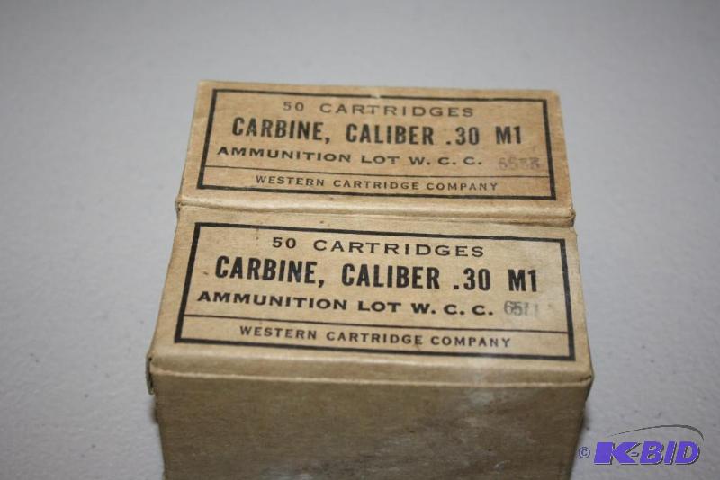 lot 243 image: Western Cartridge Company Carbine Calbier .3...