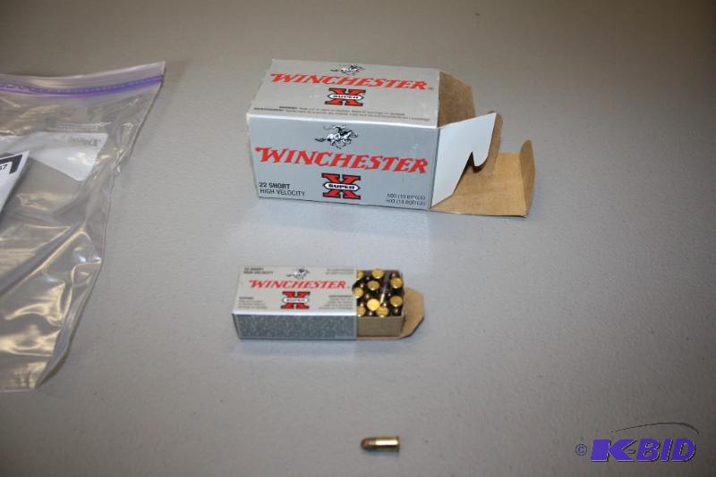lot 257 image: Winchester Super X 22 Short High Velocity, ap...