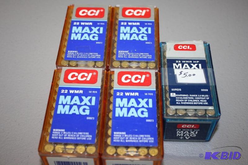 lot 260 image: CCI 22 WMR Maxi Mag app. 250 ct....