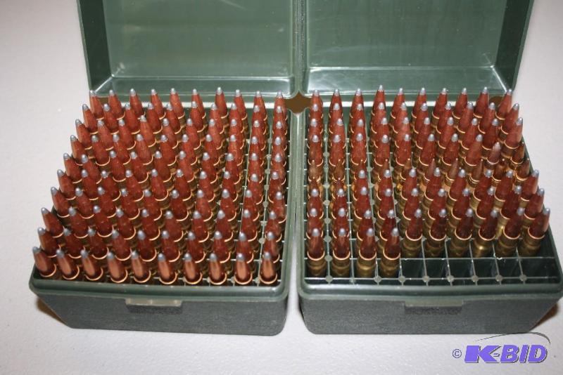 lot 274 image: Miscellaneous .223 REM FMJ ammo app. 184 ct....