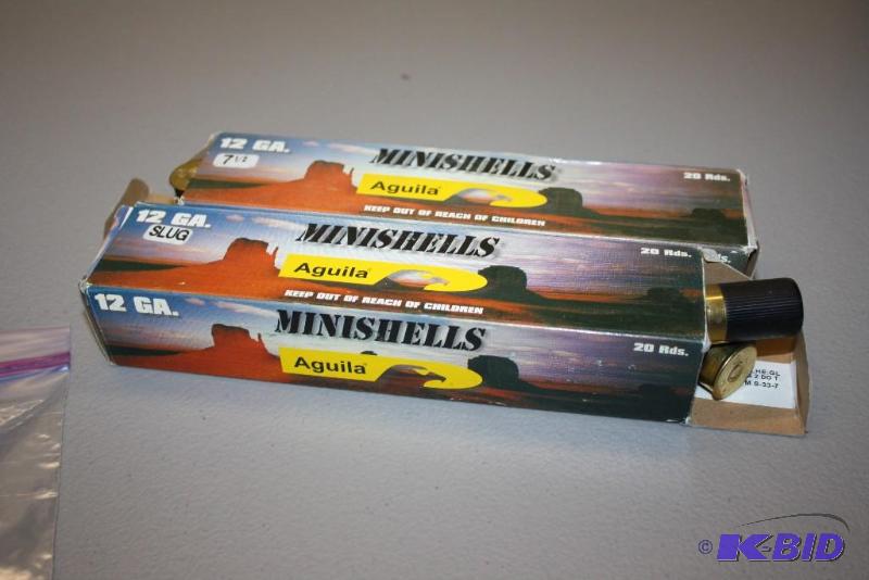 lot 277 image: Aguila 12 gauge mini shotgun shells app. 32 ...