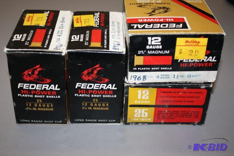 lot 278 image: Federal Hi-Power 12 gauge shotgun shells app...