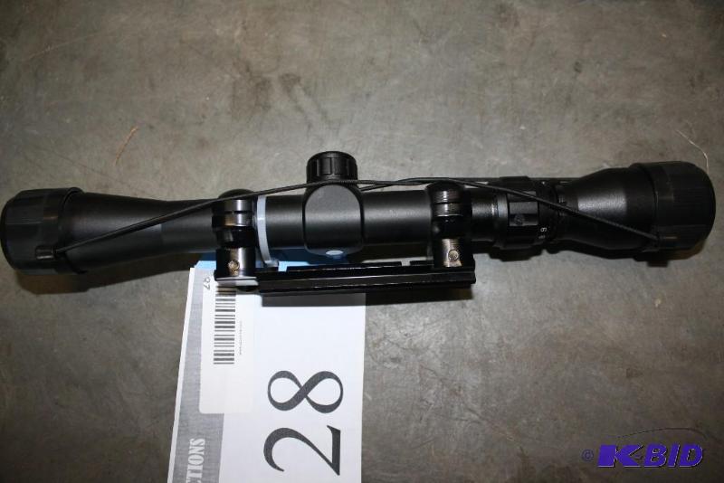 lot 28 image: Norinco Scope 3 - 9 x 32mm. Black...