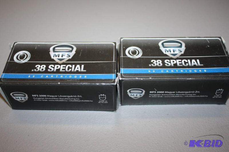 lot 287 image: MFS 38 Special app. 100 ct....