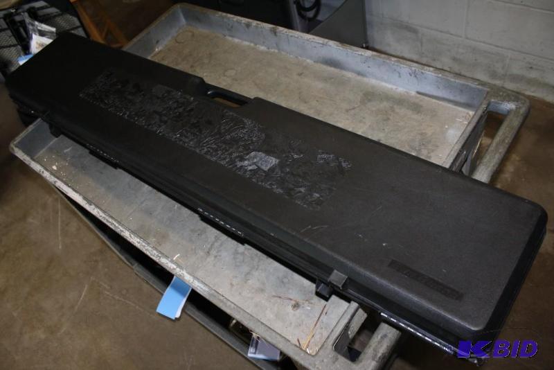 lot 30 image: Gun Guard hard side case with deer mural. 48&...