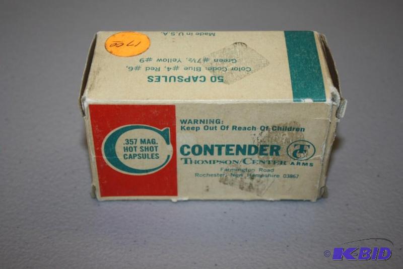 lot 309 image: Thompson Center Arms .44 HotShots Capsules 9,...