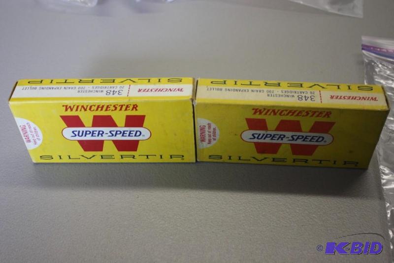 lot 317 image: Winchester Super Speed 348 Winchester SilverT...