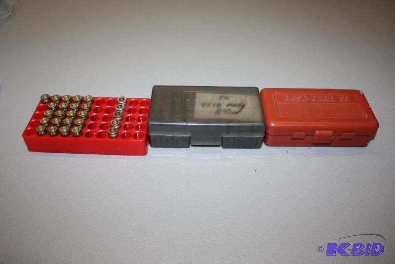 lot 339 image: Miscellaneous 9MM Makarov ammo app. 120 ct....