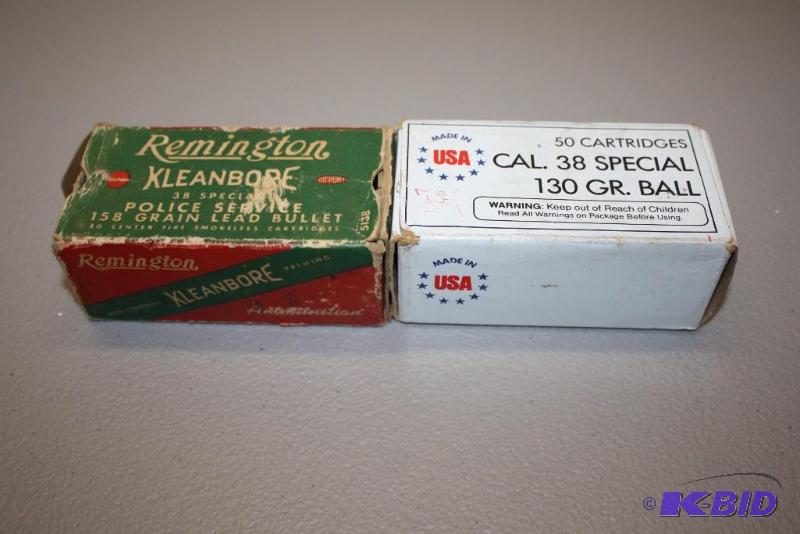 lot 363 image: Miscellaneous 38 Special app. 100 ct....