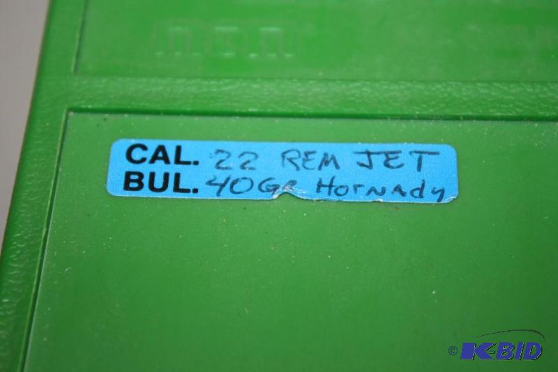 lot 368 image: Miscellaneous 22 Remington Jet ammo app. 100...