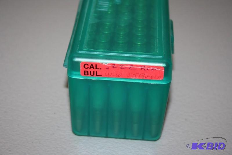 lot 370 image: Miscellaneous 222 Remington ammo app. 50 ct....