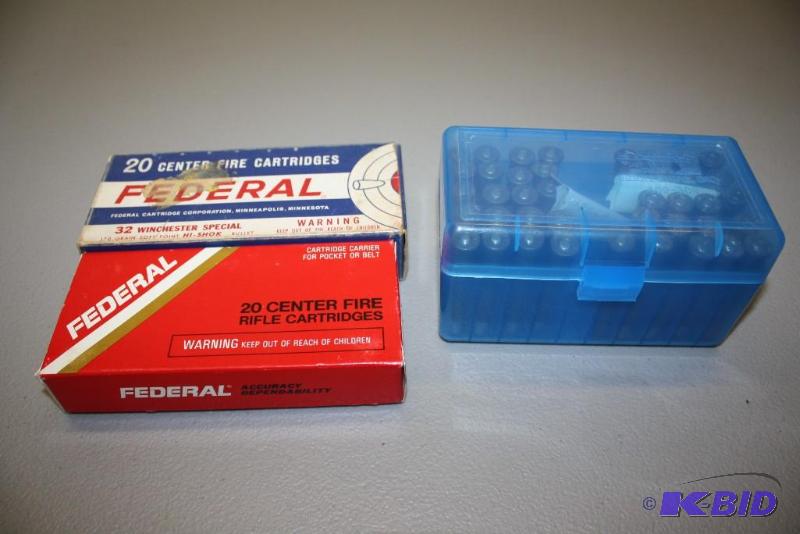 lot 379 image: Miscellaneous 32 Winchester Special app. 80 ...