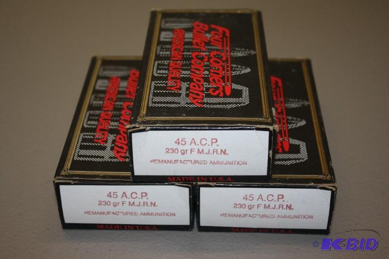 lot 381 image: Four Corners Bullet Company 45 ACP app. 150...