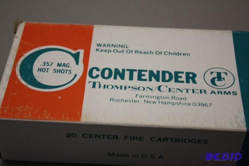 lot 388 image: Contender 357 Magnum HotShots ammo app. 20...