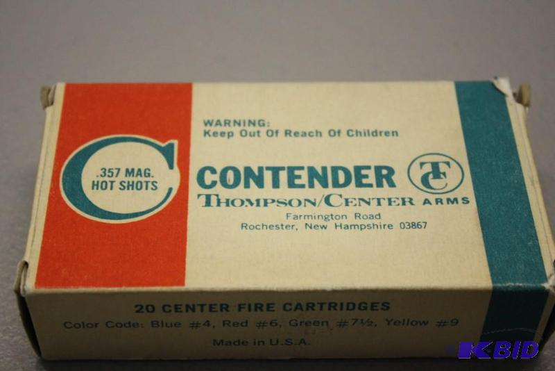 lot 389 image: Contender 357 Magnum HotShots ammo app. 20...