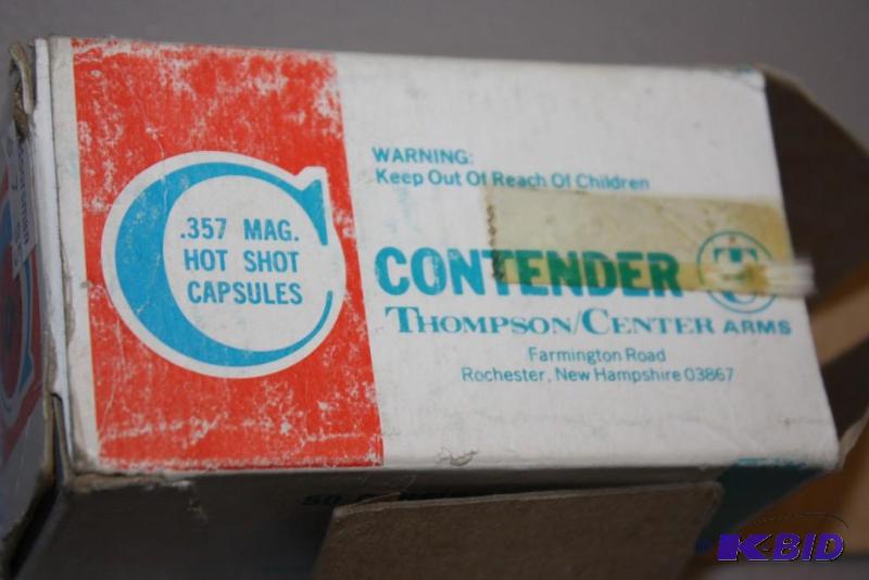 lot 399 image: Contender 357 Magnum HotShots Capsules app. ...