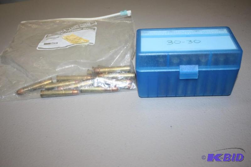 lot 407 image: Miscellaneous 30-30 Winchester app. 60 ct....