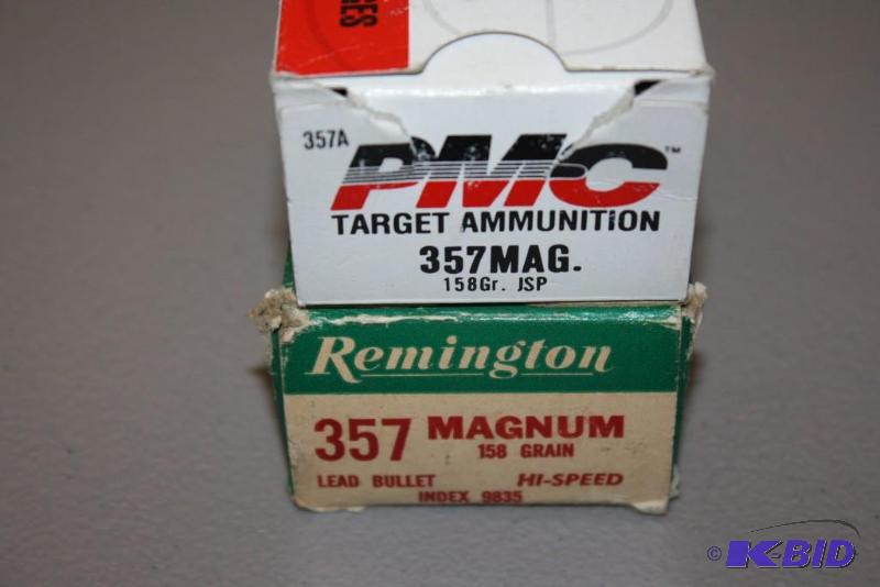 lot 422 image: Miscellaneous 357 Mag ammo app. 100 ct....