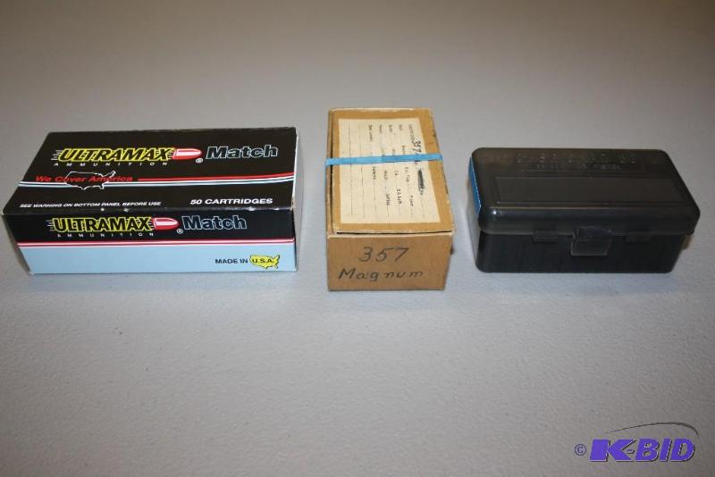 lot 425 image: Miscellaneous 357 Mag ammo app. 105 ct....