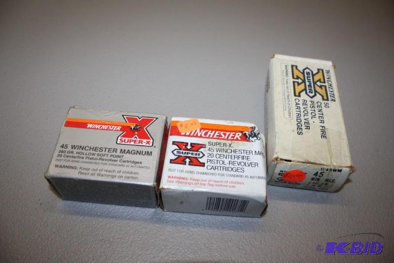 lot 429 image: Miscellaneous Winchester 45 Win Mag ammo app...