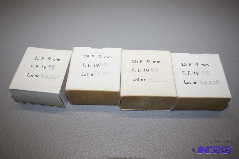lot 438 image: Miscellaneous 9mm Luger app. 100 ct....