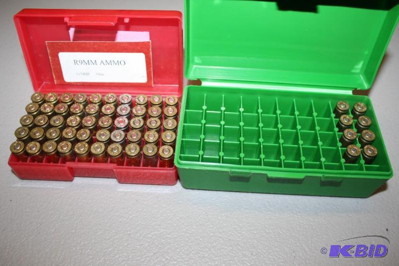 lot 440 image: Miscellaneous 9mm Luger hollowpoint app. 60 ...