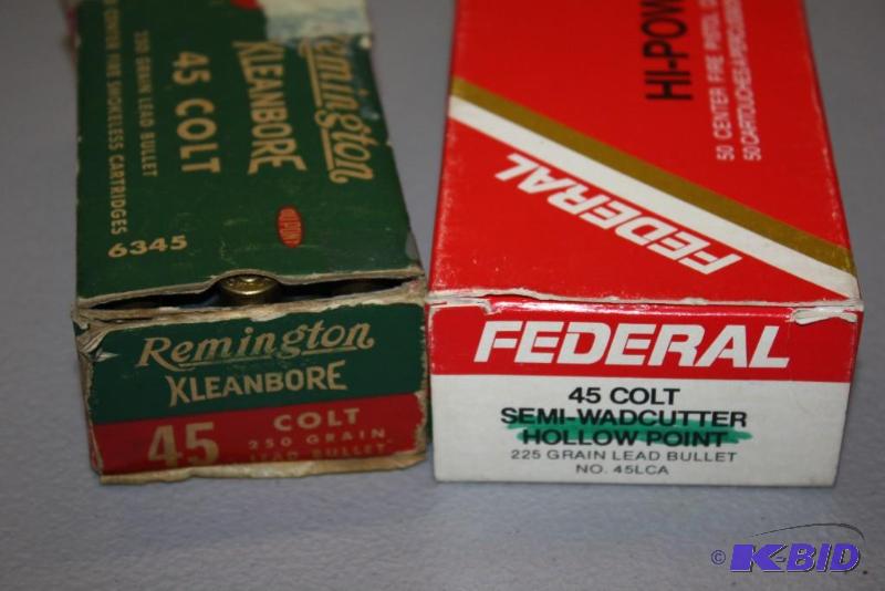 lot 491 image: Miscellaneous 45 Colt ammo app 100 ct....