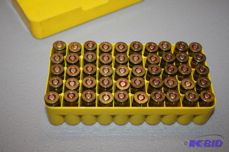 lot 494 image: Miscellaneous 44 Caliber ammo app. 50 ct....