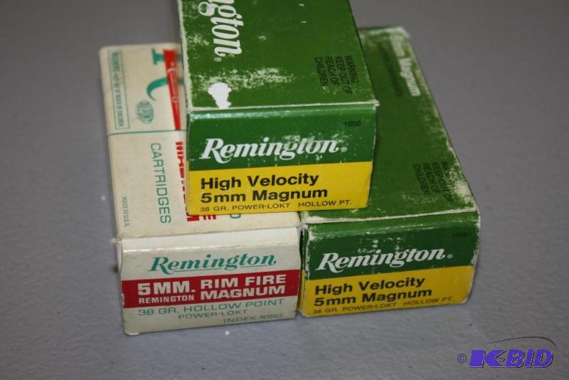 lot 495 image: Box Lot of (3) Including 5mm Magnum, App. 13...