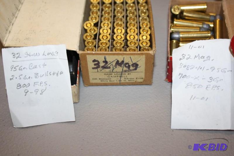 lot 512 image: Box Lot of (3) Including .32 S&ampW Long Ap...