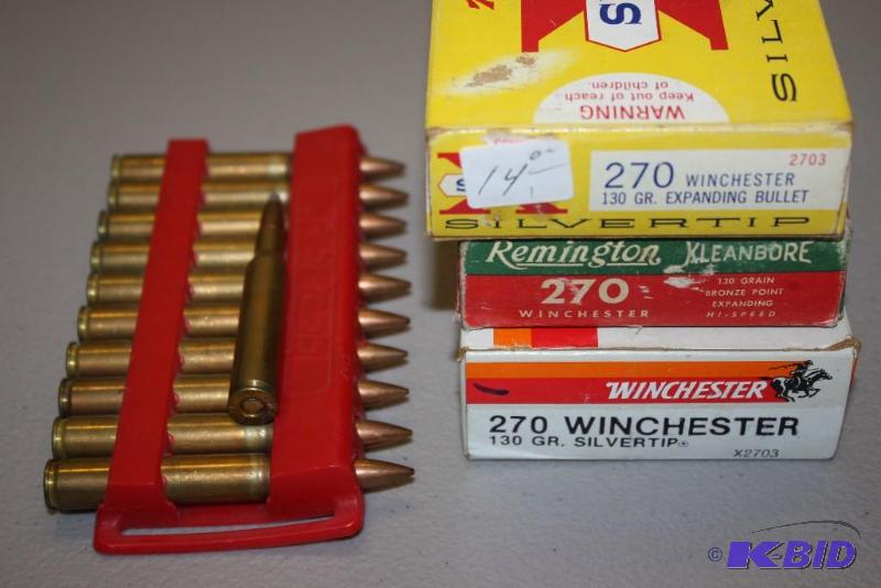 lot 528 image: Box Lot of (4) Including 270 Win. App. 70...