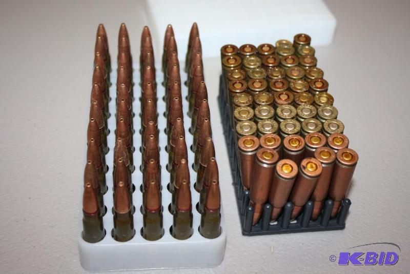 lot 538 image: Miscellaneous 7.62 x 30mm ammo app. 95 ct....