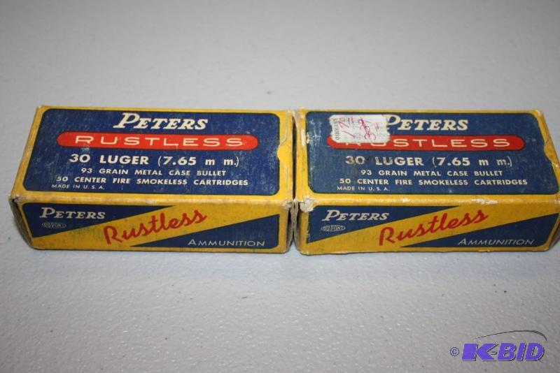 lot 546 image: Miscellaneous 30  7.65mm Luger ammo app...