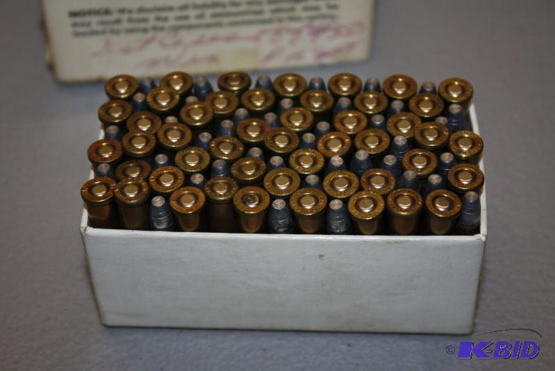 lot 559 image: Miscellaneous 22 Hornet ammo app. 100 ct....
