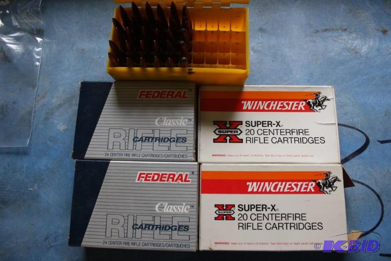 lot 56 image: Miscellaneous 30-06 rounds app. 120 ct....