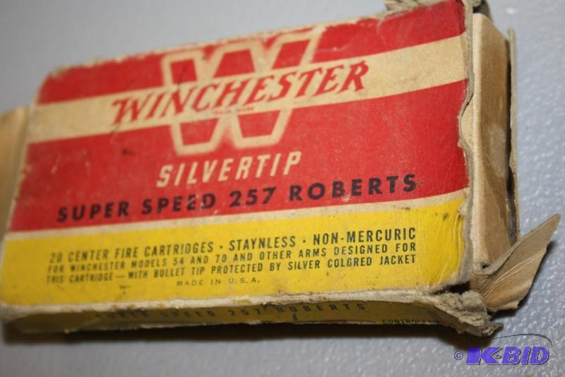 lot 564 image: Winchester Super Speed 257 Roberts app. 10 c...