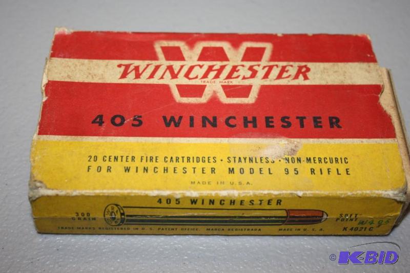 lot 565 image: Winchester 403 Win ammo app. 9 ct....